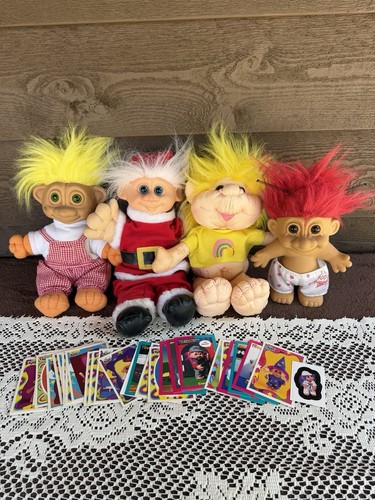 Lot vintage troll dolls - lot, of